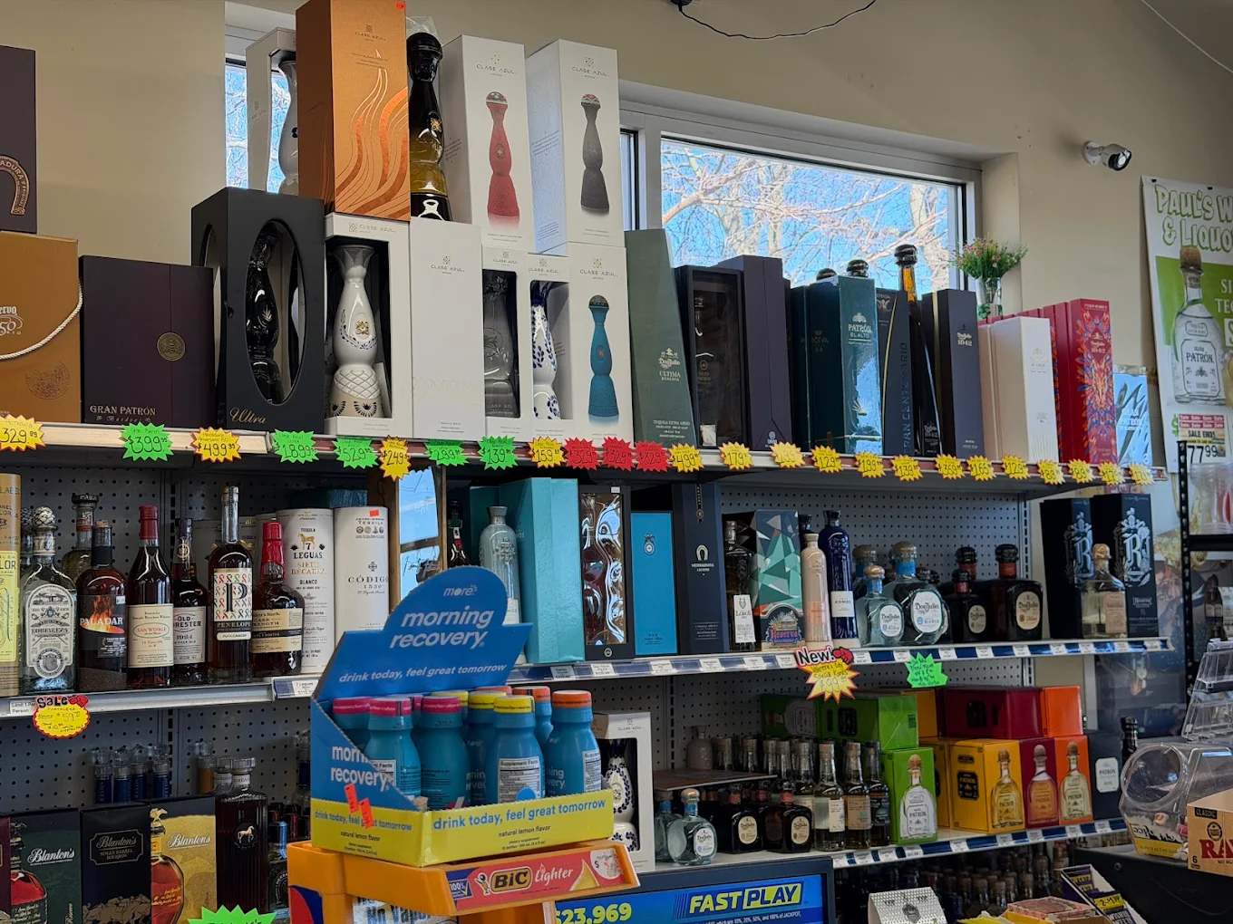 Premium wine and gift bottle selection